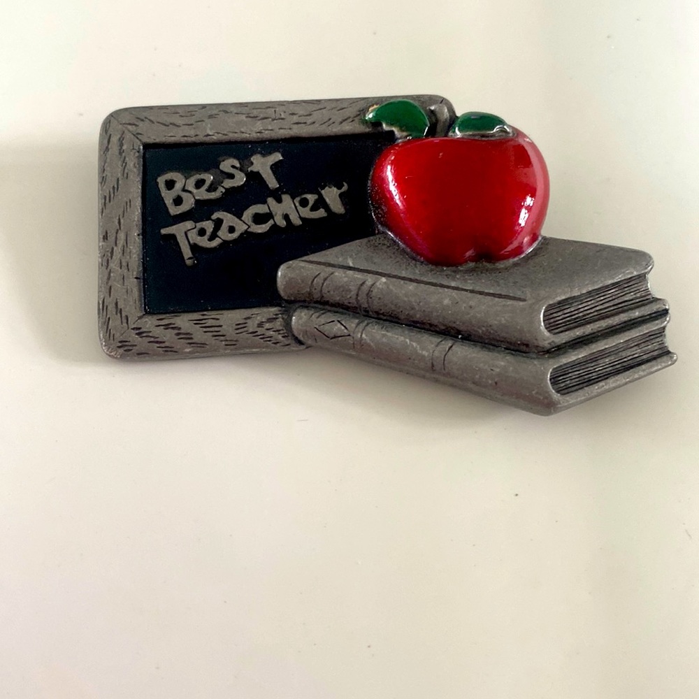 Vintage AJC Best Teacher Brooch